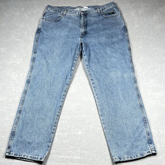 Harley-Davidson Jeans Traditional Fit Straight Motorcycle Mens 42X30 Blue Denim - Picture 2 of 12